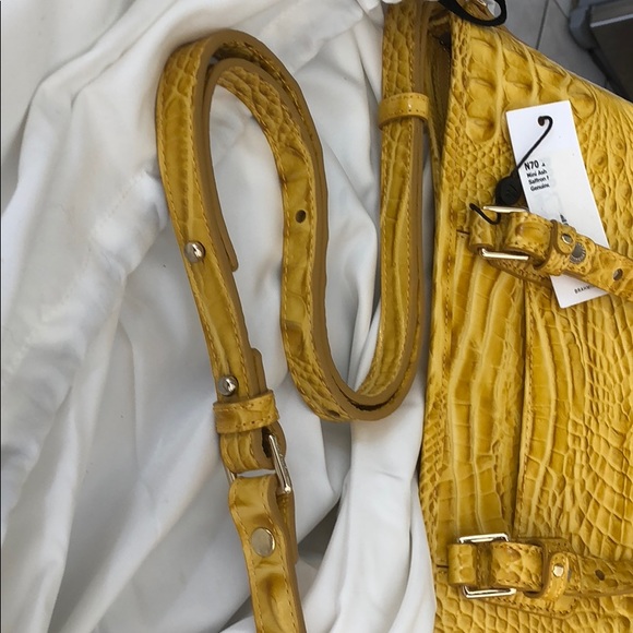 SOLD!!! NWT Brahmin Mini Asher in Saffron - Picture 7 of 7